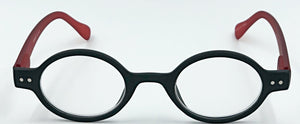 Aria Clear Readers - Black With Red Arms