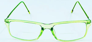Harper Reading Glass Bifocals - Green