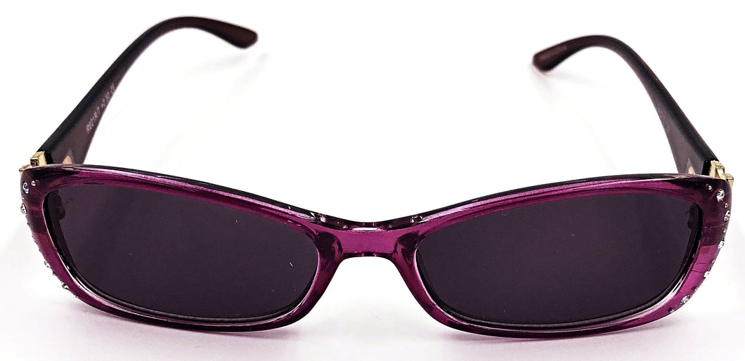 Ava Full Reader Sunglasses - Purple
