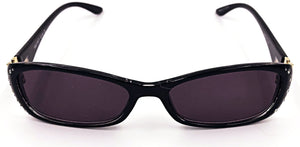 Ava Full Reader Sunglasses - Black
