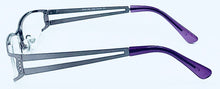Roz Clear Fashion Readers - Purple (Side View)