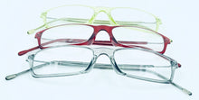 Harper Reading Glass Bifocals - Green, Red, & Brown